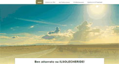 Desktop Screenshot of ilsolecheride.com